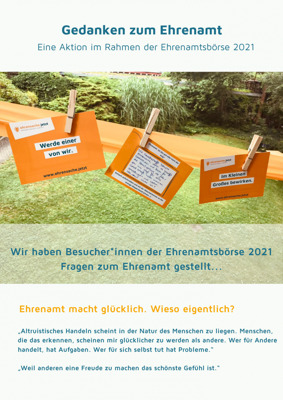 Aktionsübersicht Ehrensache.Jetzt Dresden